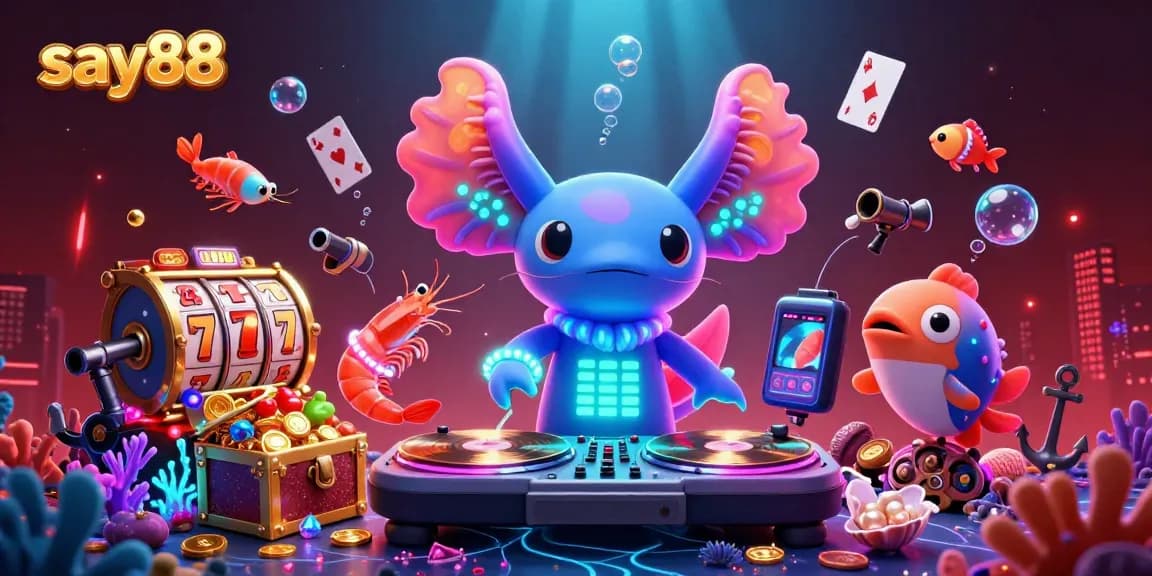 Experience thrilling slots at say88 with vibrant characters and exciting casino elements.
