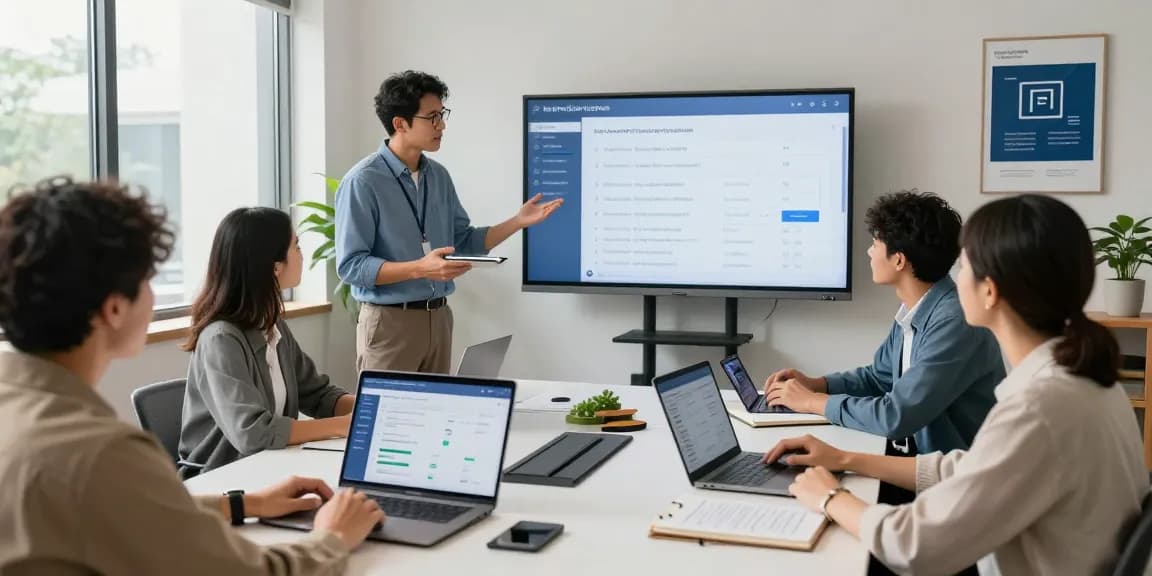 Team implementing an effective age verification system in a professional office environment.