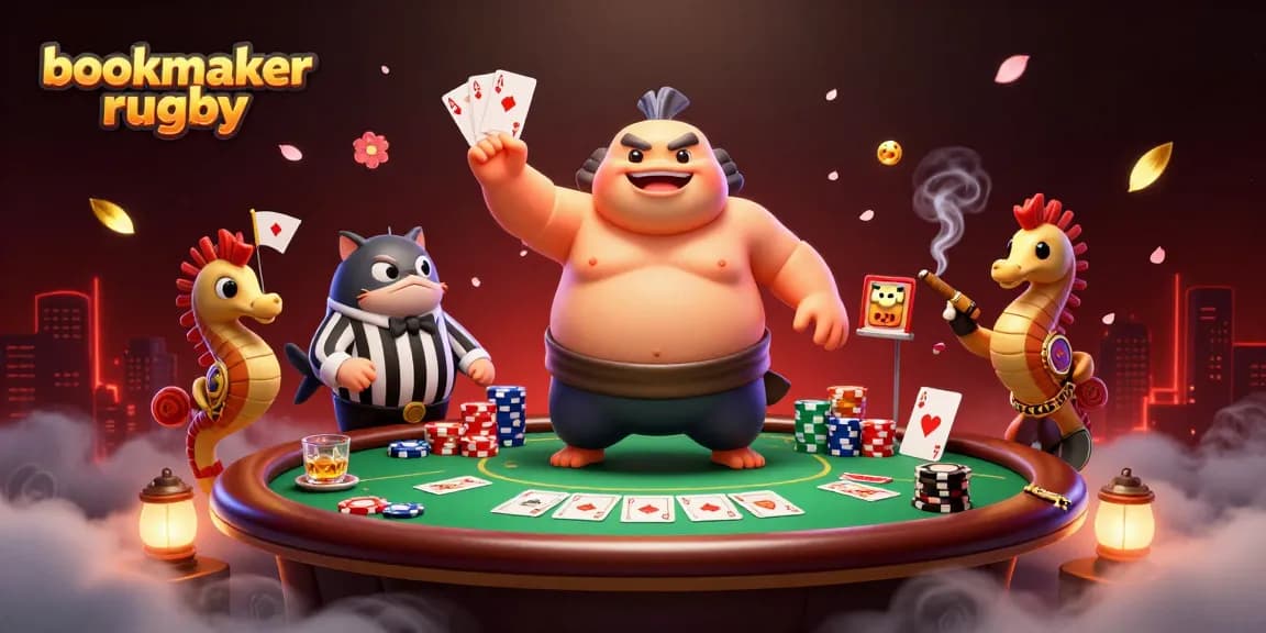 Parier sur le rugby avec bookmaker rugby dans une scène dynamique et festive.