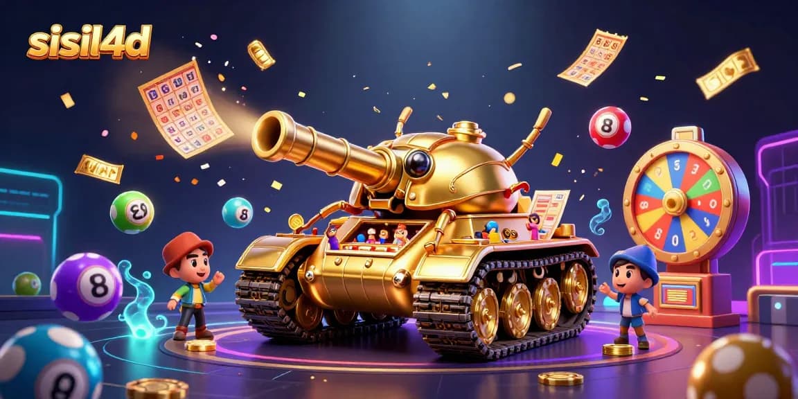 Join the action at sisil4d with vibrant lottery games, colorful prizes, and festive casino elements.