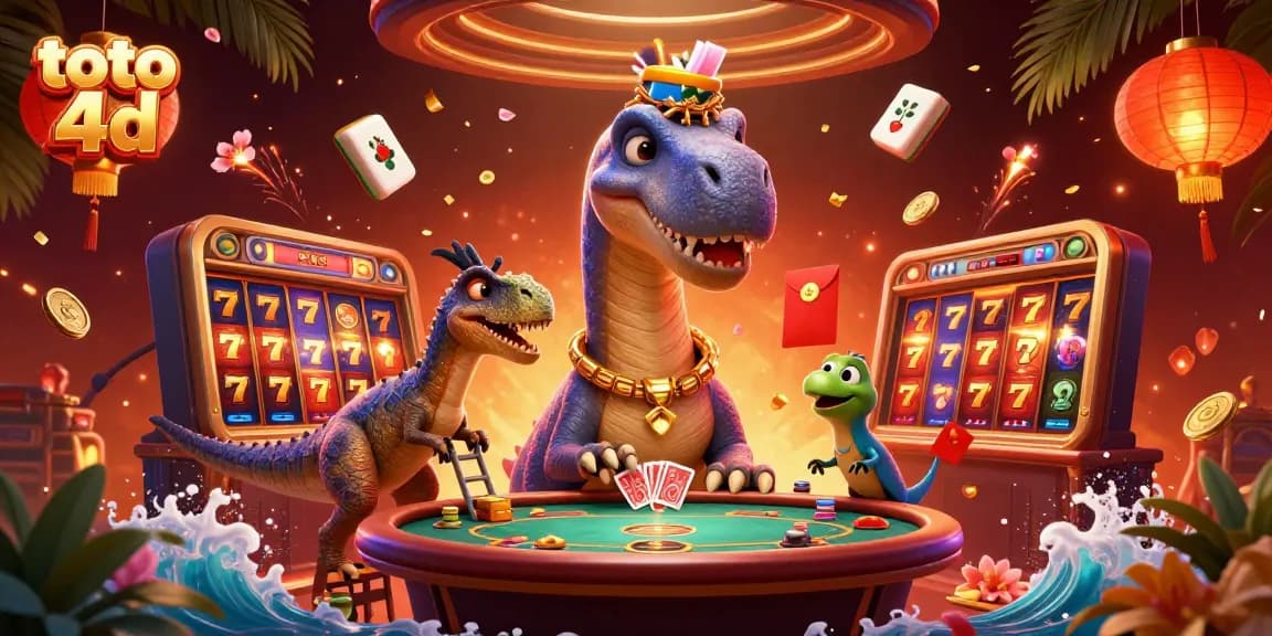 Experience thrilling toto 4d gameplay with a spectacular casino scene featuring vibrant game elements.