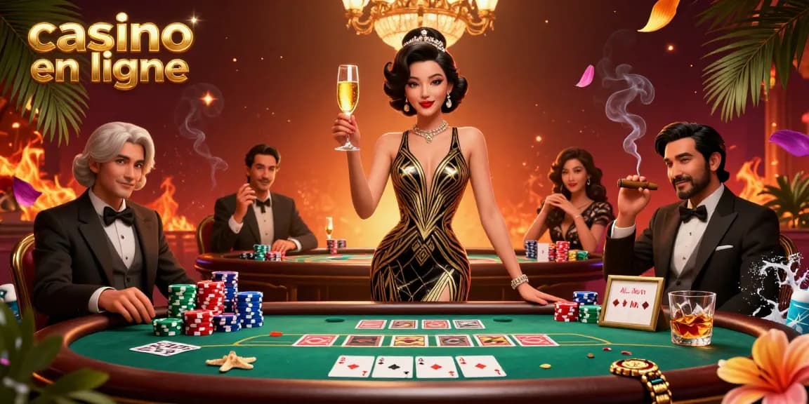Découvrez l'excitation du casino en ligne avec des jeux élégants et une ambiance vivante.