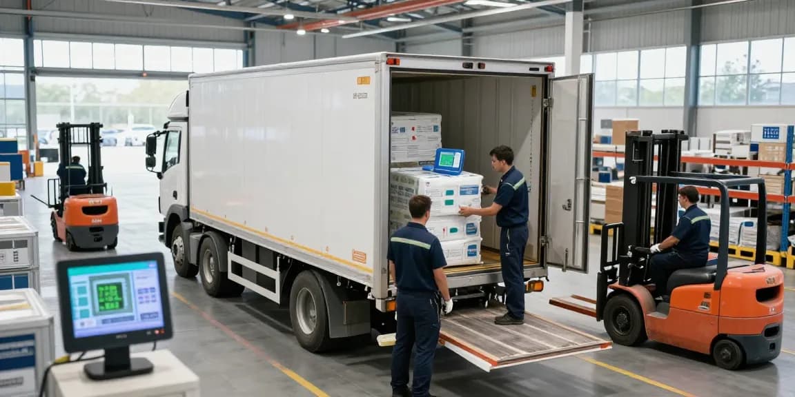 Frigo Transport Dortmund - Temperaturkontrollierter Transportprozess mit modernen Lkw und digitalen Überwachungssystemen