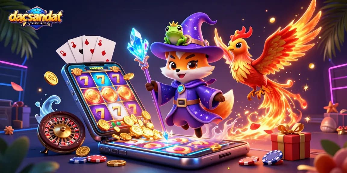 Experience thrilling games at dacsandatphanrang with vibrant slot machines and casino magic.