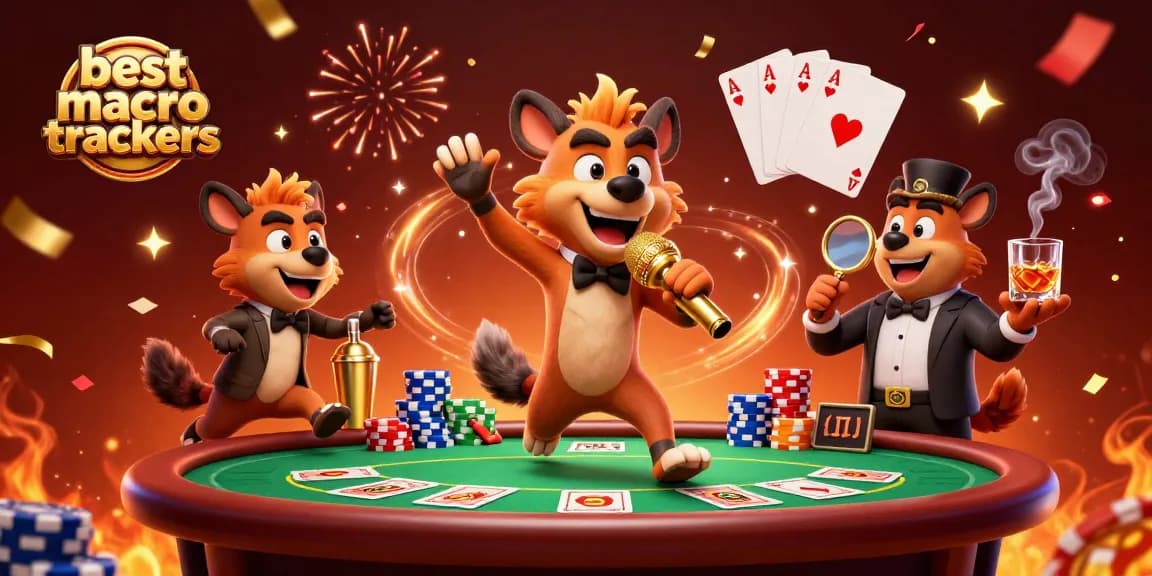 Experience excitement at the best macro trackers casino with hyenas in playful action.