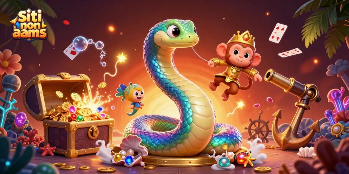 Scommetti sui siti non AAMS con il serpente arcobaleno e monete d'oro esplose