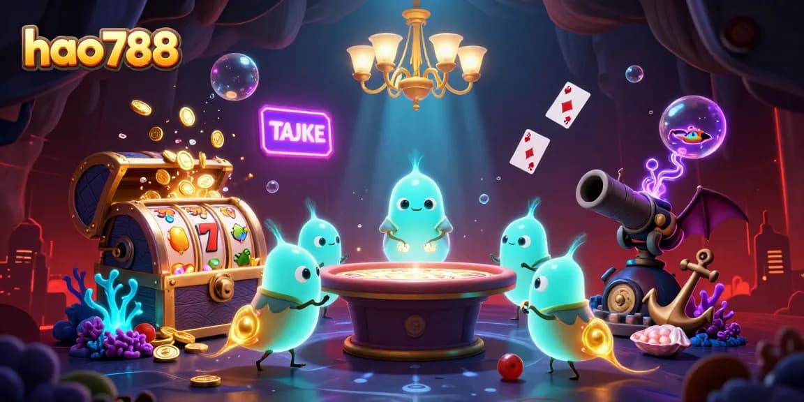HAO788: Tim glowworms menerangi kasino gua dengan permainan slot dan dealer kelelawar.