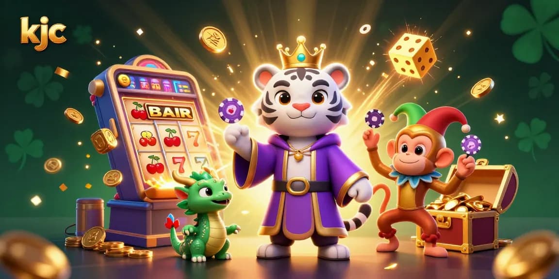 Experience the thrilling world of kjc with vibrant characters and exciting casino elements.