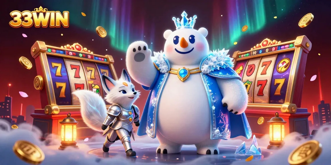 Experience thrilling moments at 33WIN with dynamic slot machines and golden coin cascades.