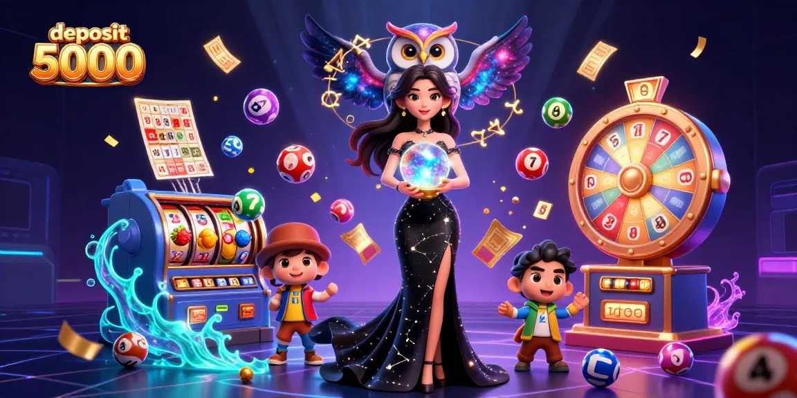 Experience the thrill of deposit 5000 with this vibrant and dynamic casino scene showcasing winning elements.