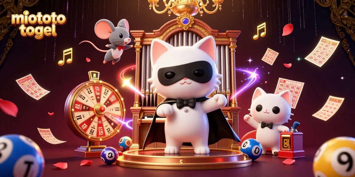 Experience the excitement of miototo togel with dynamic numbered balls and fun lottery elements.