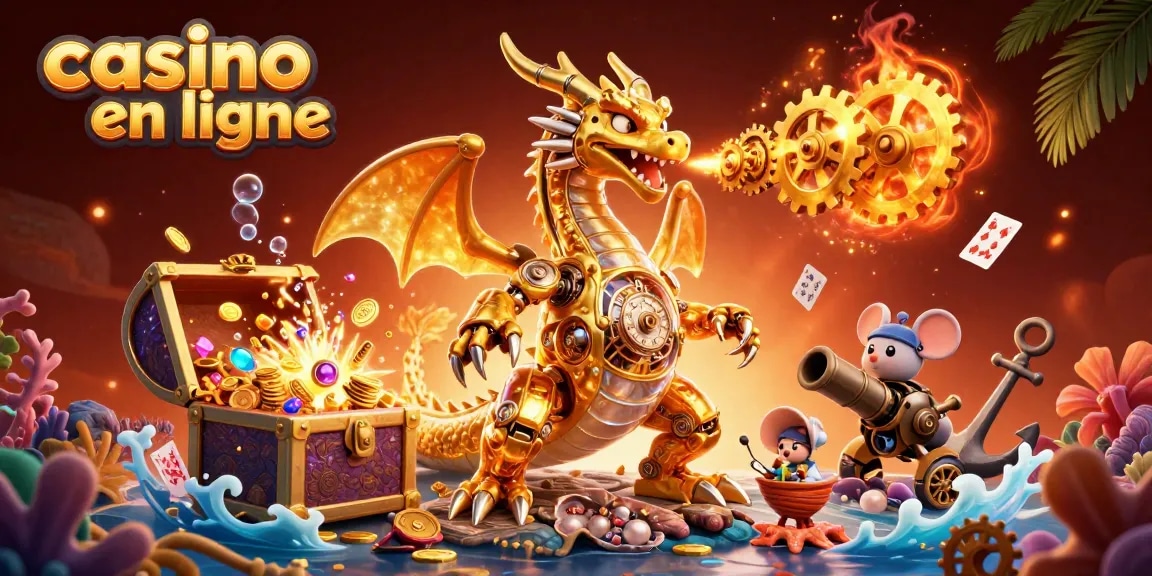 Jouez au casino en ligne avec ces dragons et trésors fantastiques, une expérience magique garantie.