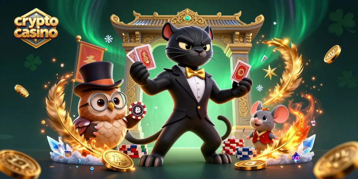 Profitez des gains rapides et de l'animation dynamique du crypto casino avec des personnages uniques.