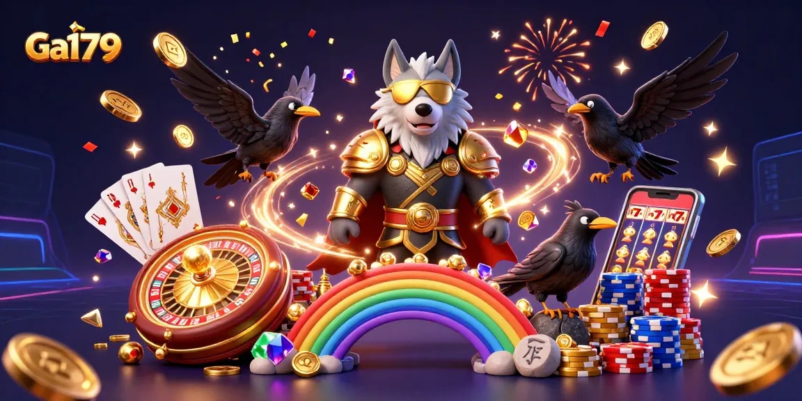 Experience thrilling gameplay with Ga179 featuring dynamic casino elements and characters.