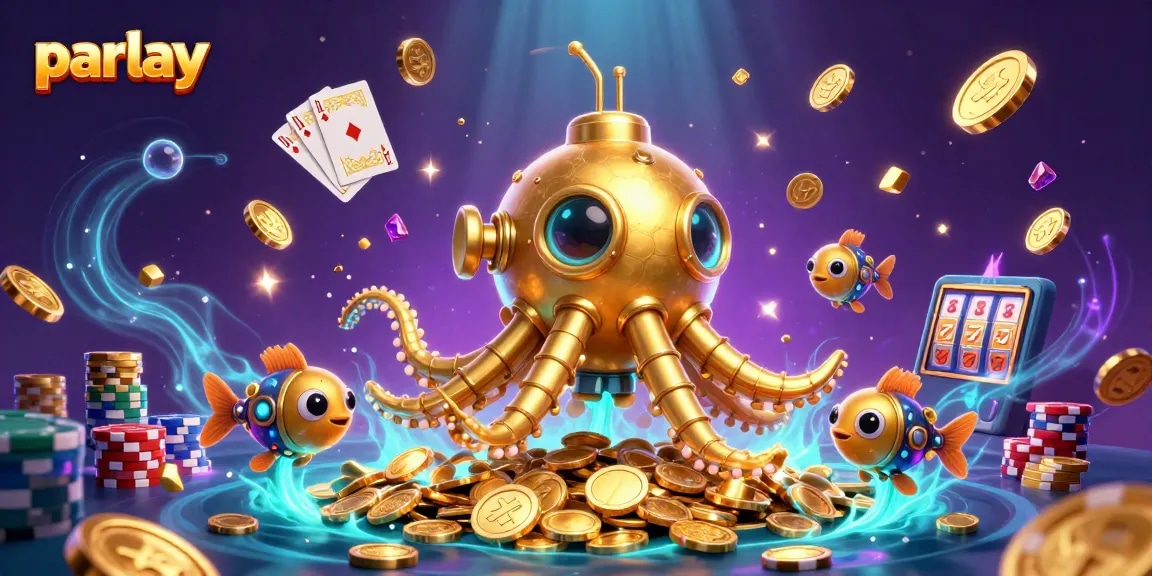 Engage with the parlay experience in vibrant 3D casino art showcasing luck and fortune.