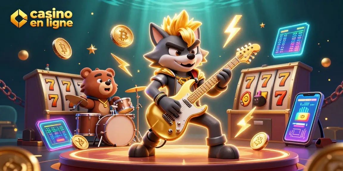 Engagez-vous avec l'action animée du casino en ligne mettant en vedette des personnages vibrants et des éléments de jeu de machines à sous