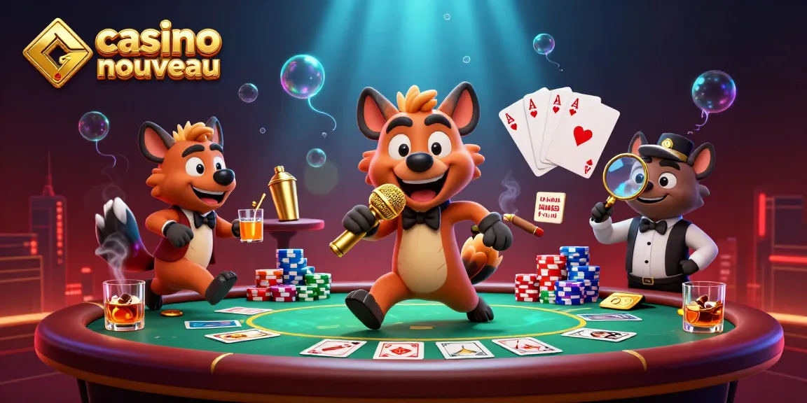 Les hyènes animent un casino en ligne nouveau avec humour, cocktails et sécurité.