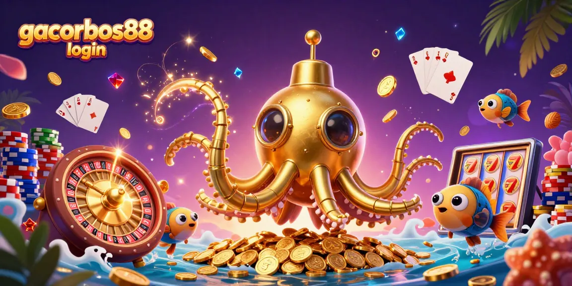 Engage with gacorbos88 login to experience thrilling casino adventures in a vibrant underwater world.