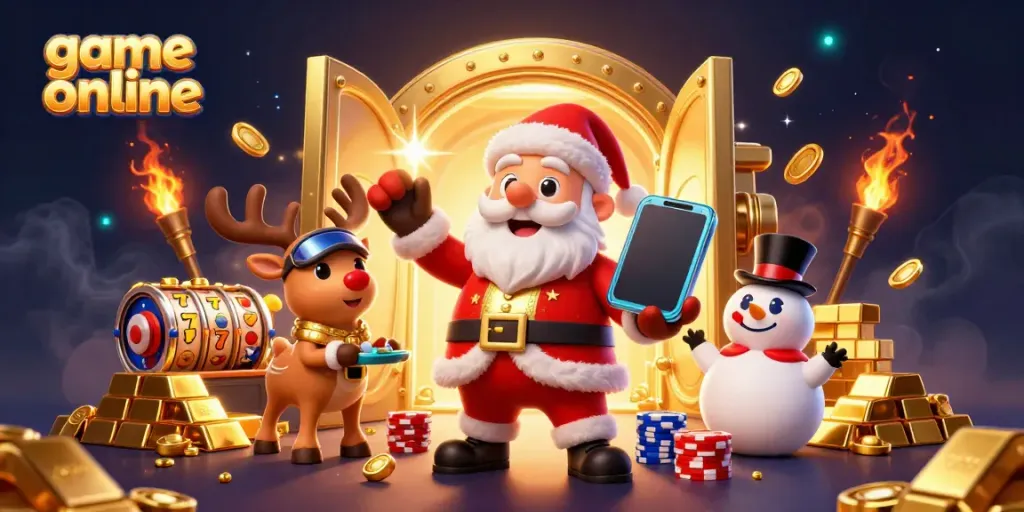 Menangkan game online dengan informasi terbaru tentang slot dan jackpot yang diperlihatkan oleh Santa Claus dan teman-temannya.