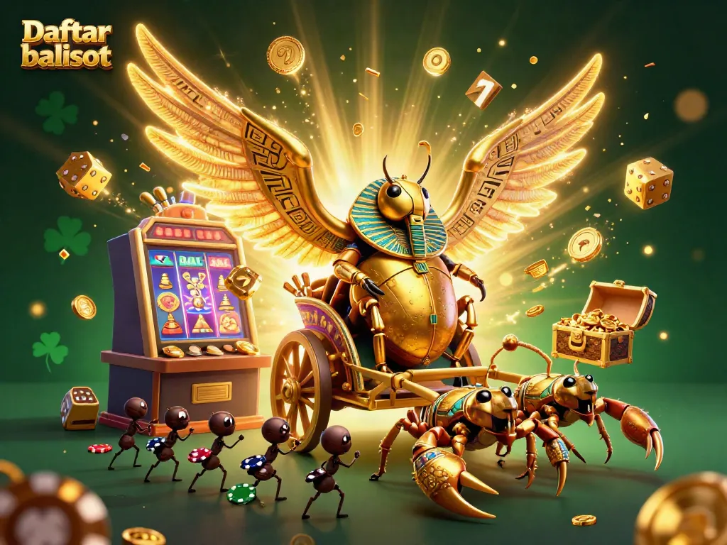 Engage in thrilling casino action with Daftar balisot featuring vibrant characters and a jackpot explosion.