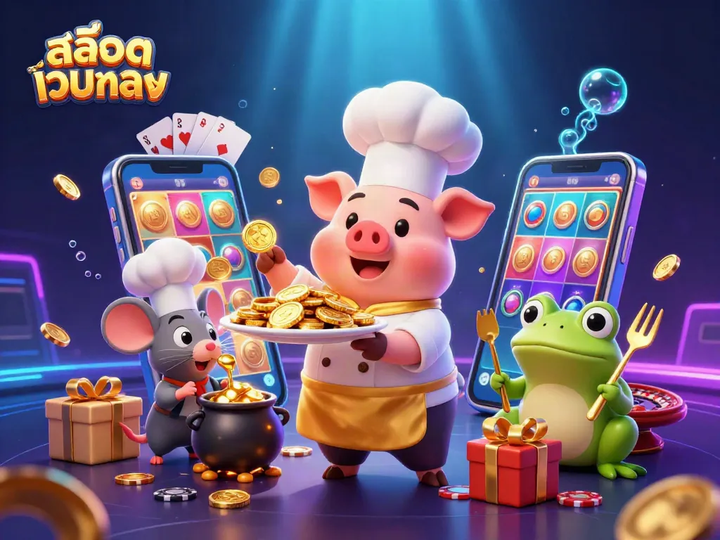สล็อตเว็บตรง ร่วมสนุกกับเกมส์คาสิโนที่มีตัวละครสามมิติสุดน่ารัก