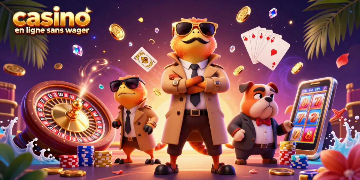 Jouez dans un casino en ligne sans wager avec des gains immédiats et sans conditions de mise.