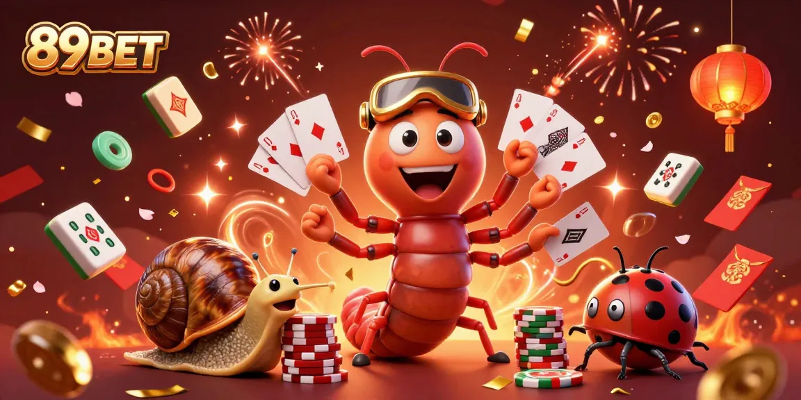 Experience thrilling gameplay with 89BET featuring colorful 3D elements and rich casino scenes.