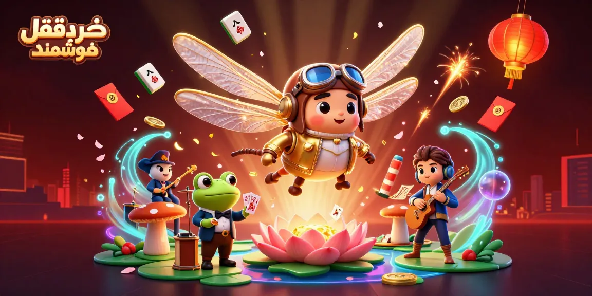Engage with خرید قفل هوشمند using interactive casino elements and charming characters in a vibrant scene.