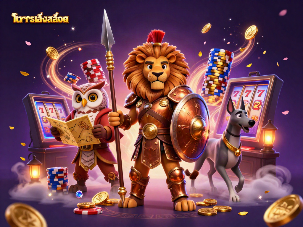 ทดลองเล่นสล็อตเกมออนไลน์น่าสนใจที่ได้แรงบันดาลใจจากภาพประกอบ 3D