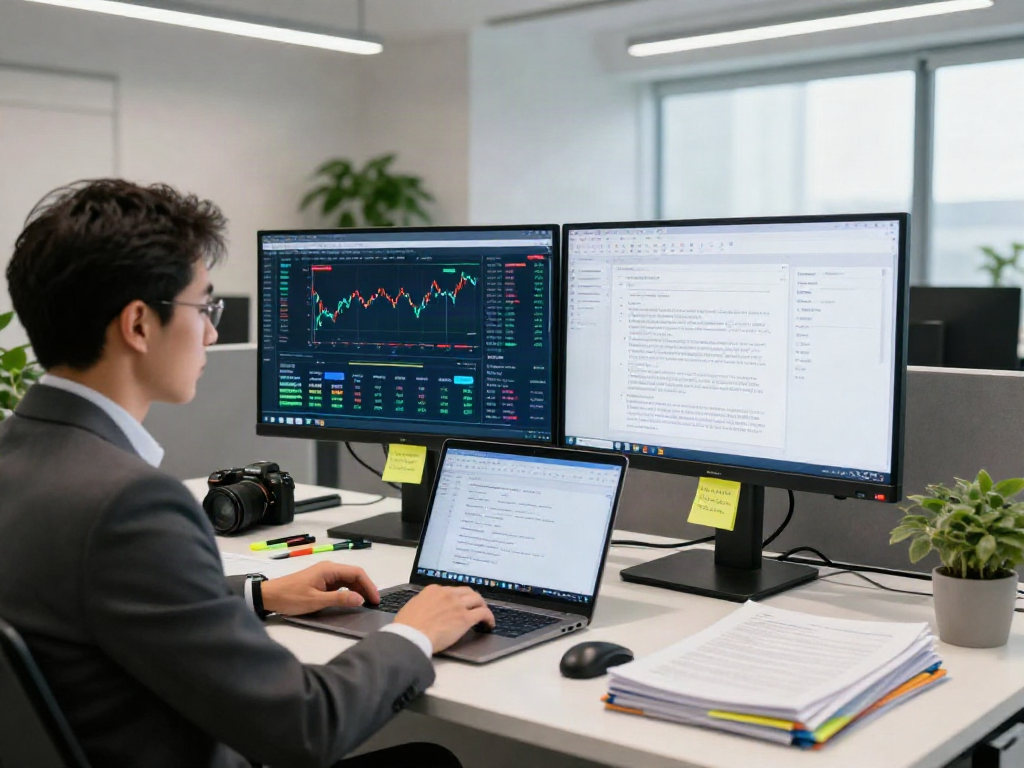 Analyzing combination of data visualizations and document fraud detection solutions in a modern financial workspace.