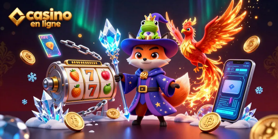 Experience enchanting casino en ligne illumination with mystical characters and slot game elements.
