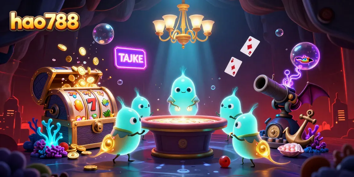 HAO788: Tim glowworms menerangi kasino gua dengan permainan slot dan dealer kelelawar.