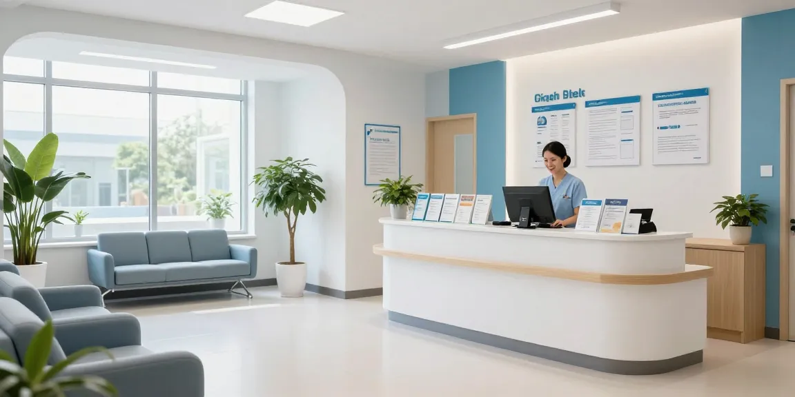 Buy Modafinil at a health clinic providing medical services and patient care in a welcoming environment.