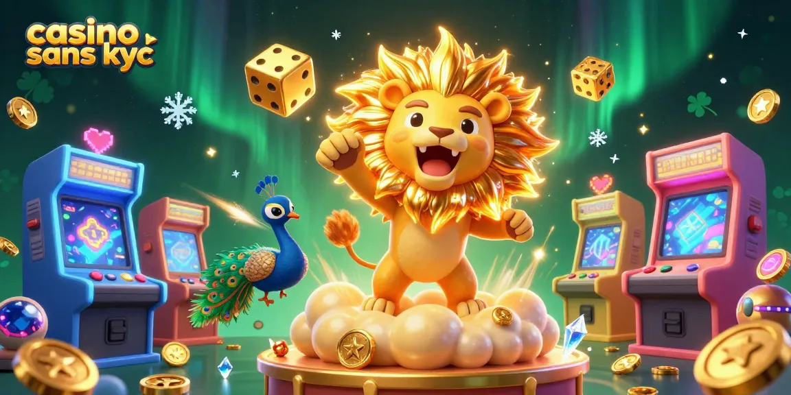 Gagnez en jouant au casino sans KYC avec des machines à sous colorées et des dés géants.