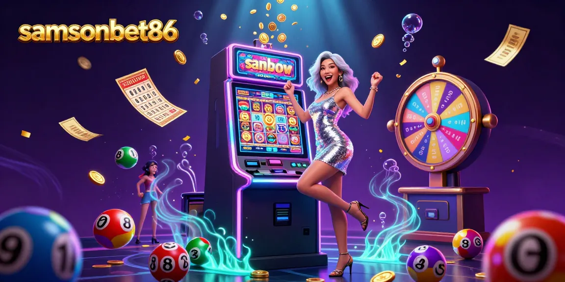 Experience thrilling moments at samsonbet86 with vibrant slot machines and exciting game elements.