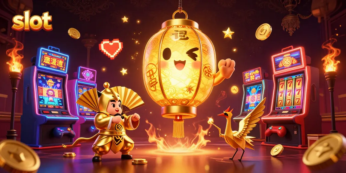 Menangkan slot dengan mesin slot yang penuh simbol keberuntungan dan suasana kasino yang meriah.