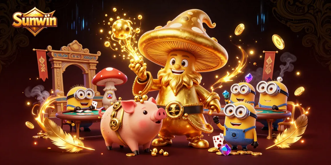 Experience exciting games at Sunwin with dynamic casino action and vibrant characters.