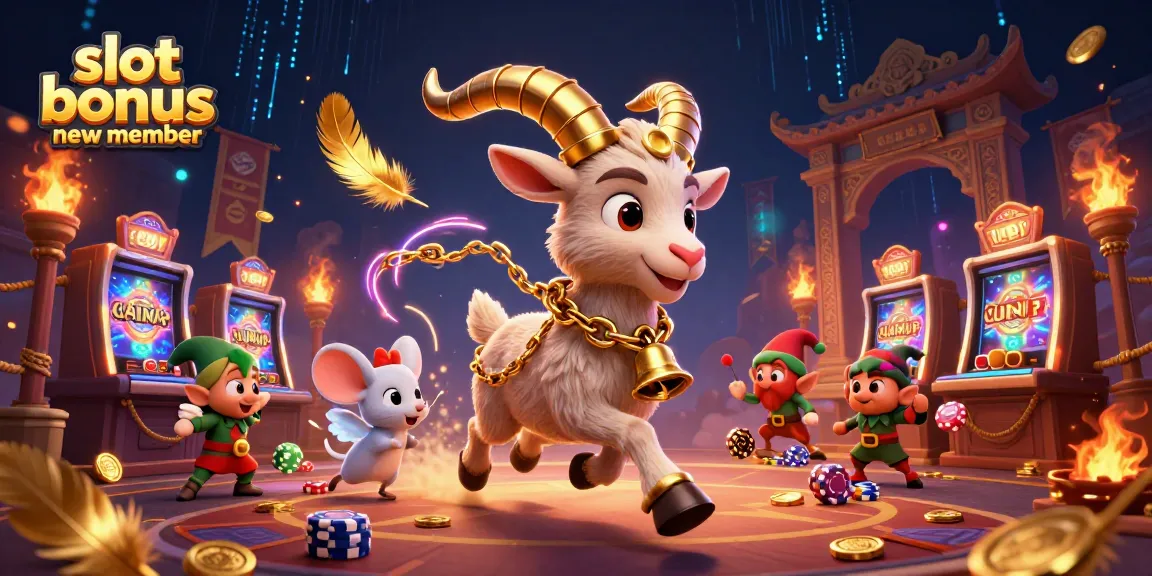 Engage with the thrilling slot bonus new member at our festive casino, featuring an energetic showdown and playful characters.