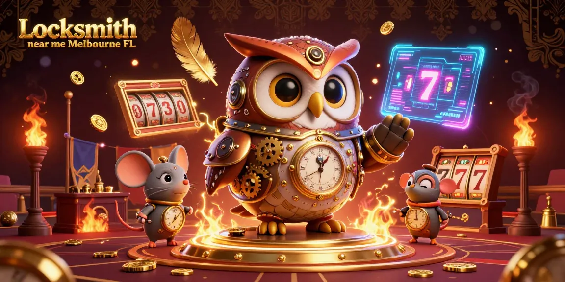 Engage with thrilling moments at a stunning casino scene featuring Locksmith near me Melbourne FL characters.
