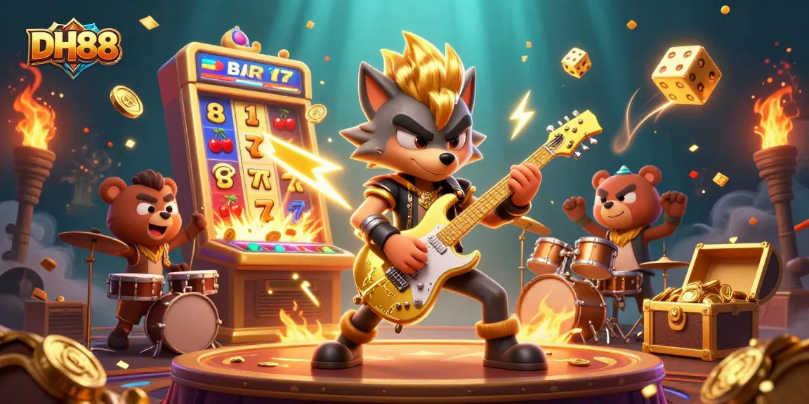 Win big with DH88 at an exhilarating online casino with vibrant 3D characters and dynamic gaming elements.