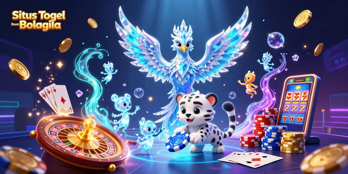 Situs Togel Resmi Bolagila menghadirkan pengalaman bermain kasino yang aman dengan ilustrasi menarik dan elemen permainan dinamis.