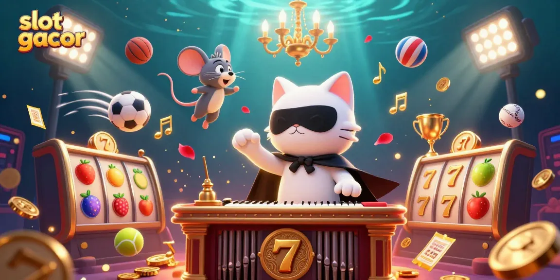 Experience thrilling gaming with slot gacor visuals featuring 3D characters, rich casino elements, and vibrant energy.