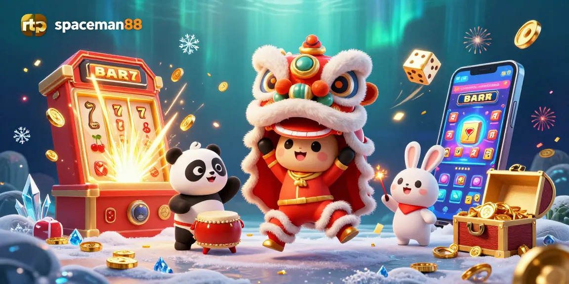 Play rtp spaceman88 at the exciting casino, featuring dynamic characters and vibrant game elements.