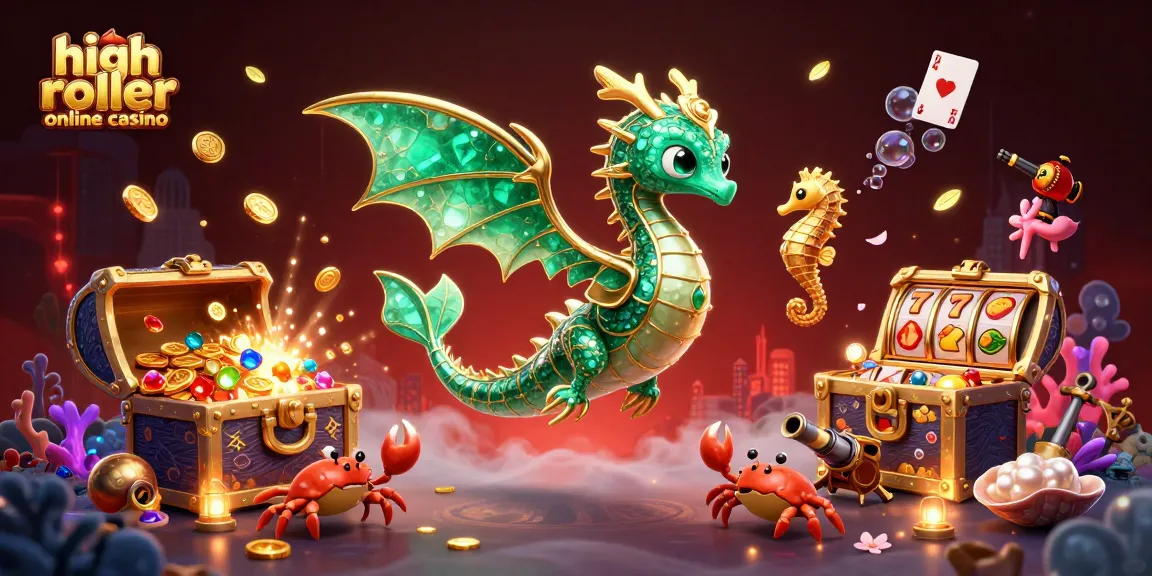 Experience high roller online casino excitement with vibrant slots and dragon-themed treasures.