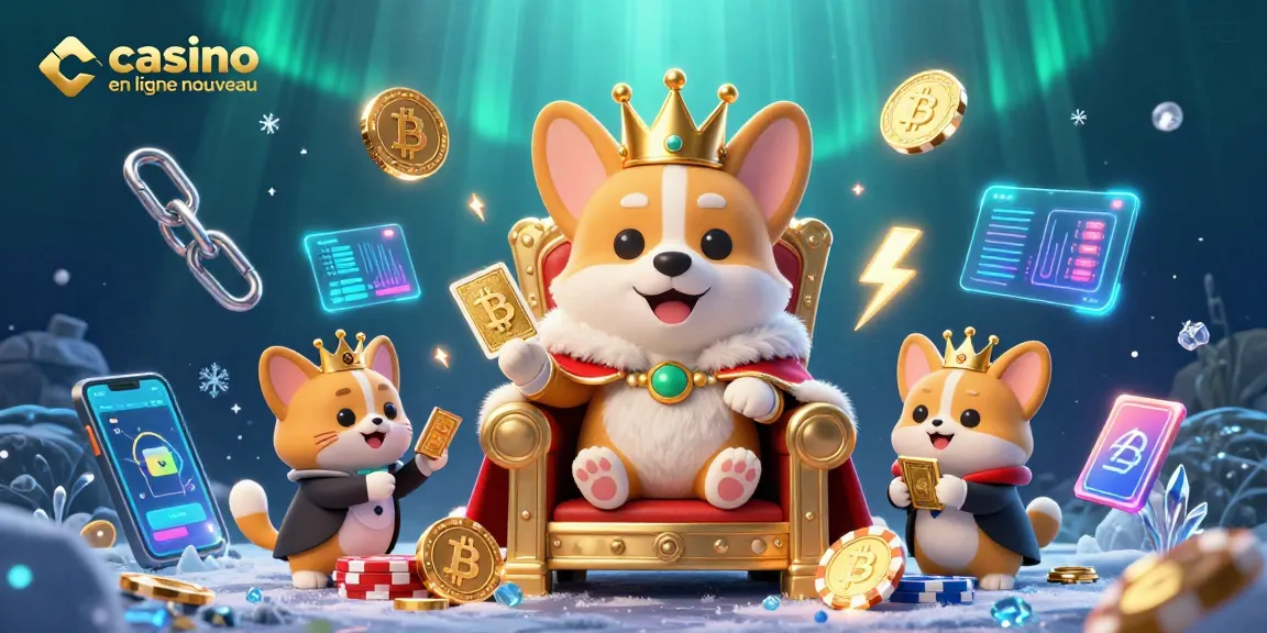 Jouez sur un casino en ligne nouveau avec des éléments animés captivants tels que des pièces Bitcoin et Ethereum.
