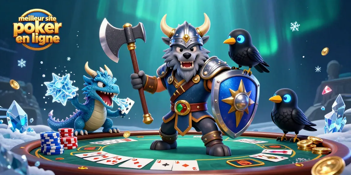 Jouez au poker sur le meilleur site poker en ligne avec des personnages fantastiques dans un décor dynamique.