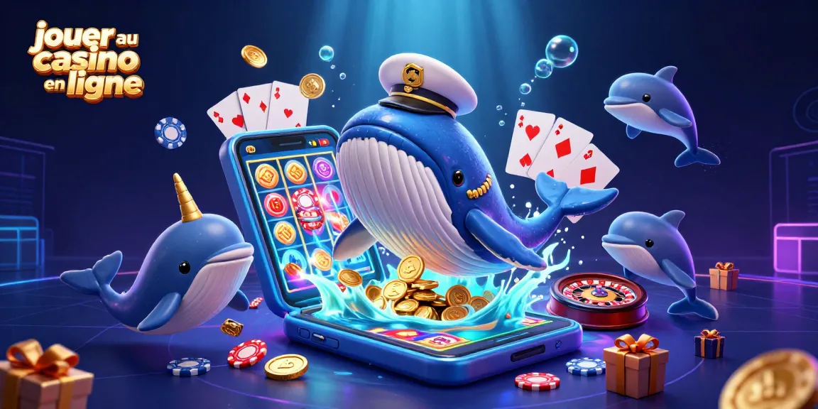 Avec jouer au casino en ligne, plongez dans l'univers ludique des jeux de casino avec une baleine géante.