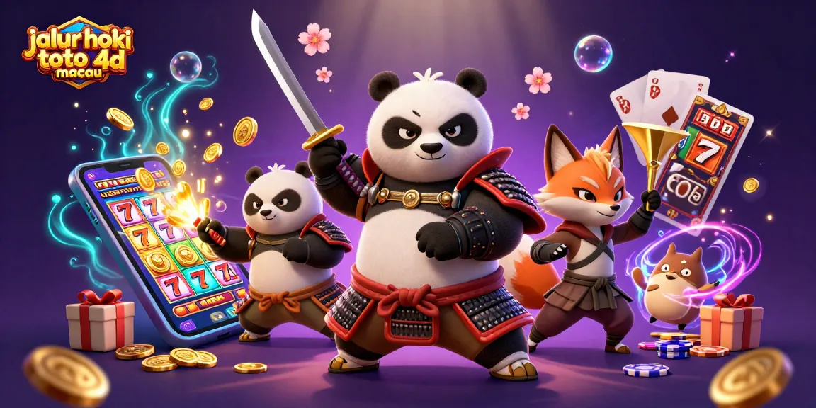 Experience the thrill of jalur hoki toto 4d macau with immersive 3D gaming elements and vibrant characters.