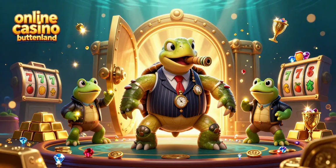 Experience the exciting world of online casino buitenland with cartoon characters in a vibrant scene!