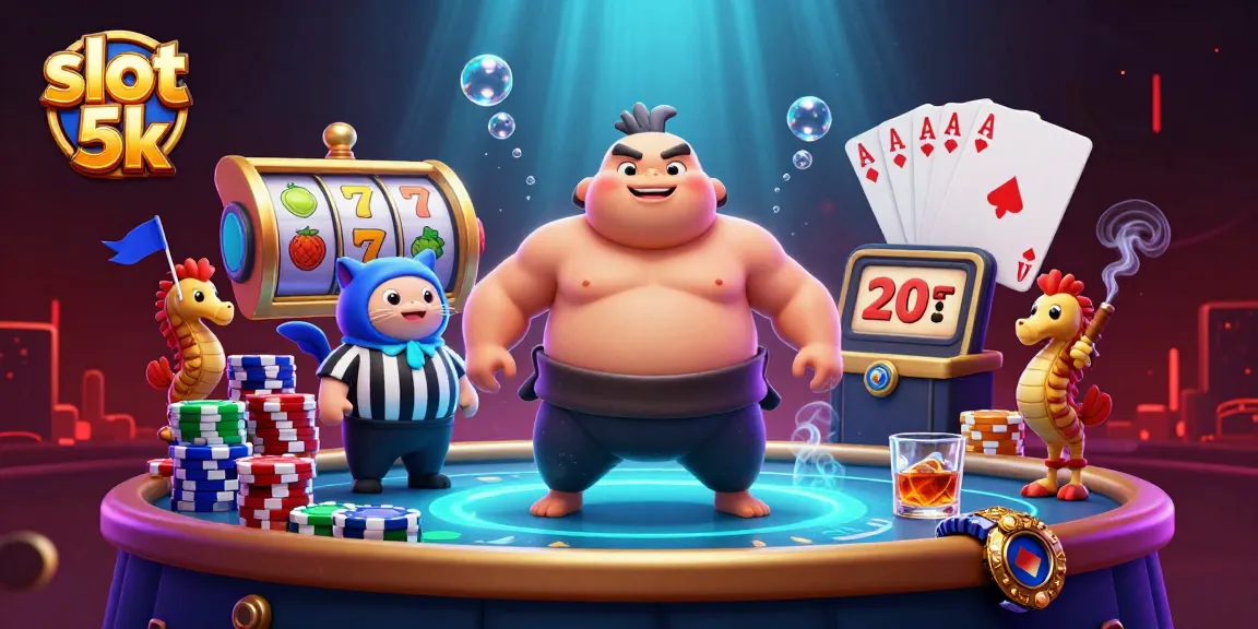 Engage with thrilling slot 5k action in a vibrant underwater casino scene.